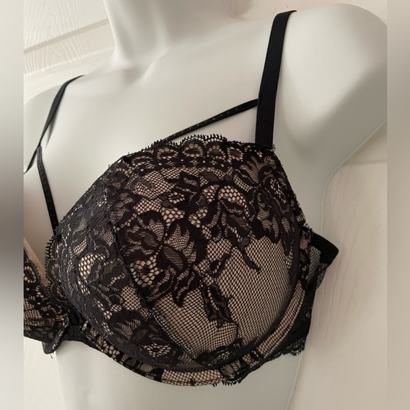 La SENZA BEYOND SEXY Bra Padded Lacy Push-Up Strappy Size 34DD - Picture 8 of 15
